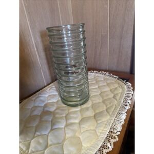 This is a La Mediterranea glass vase from‎ Spain